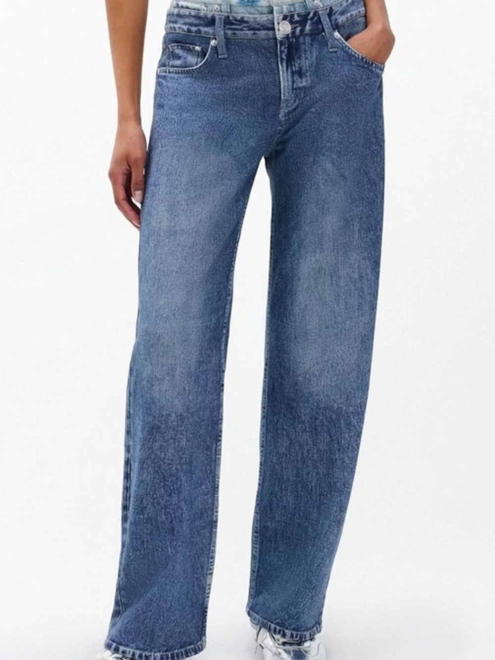 rag & bone Miramar Logan Layered Wide-Leg Pant 29 - Picture 4 of 10